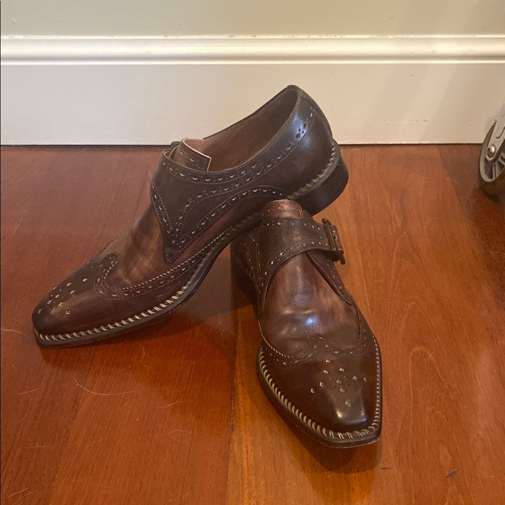 FLECS Famous European designer made with real brown vegan leather